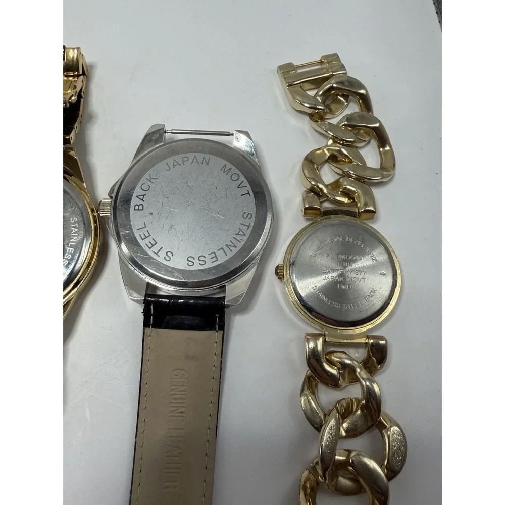 Lot of 7 Quartz Watches Elgin ICE Raiders Wilson As Is